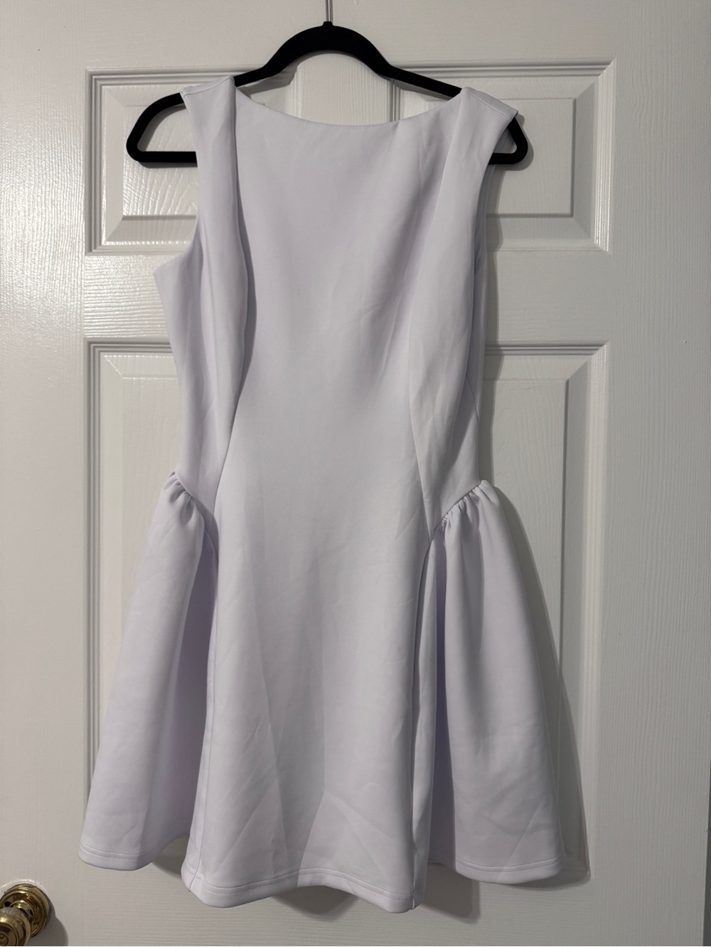 White Mini Dress Open Back Women’s Size L